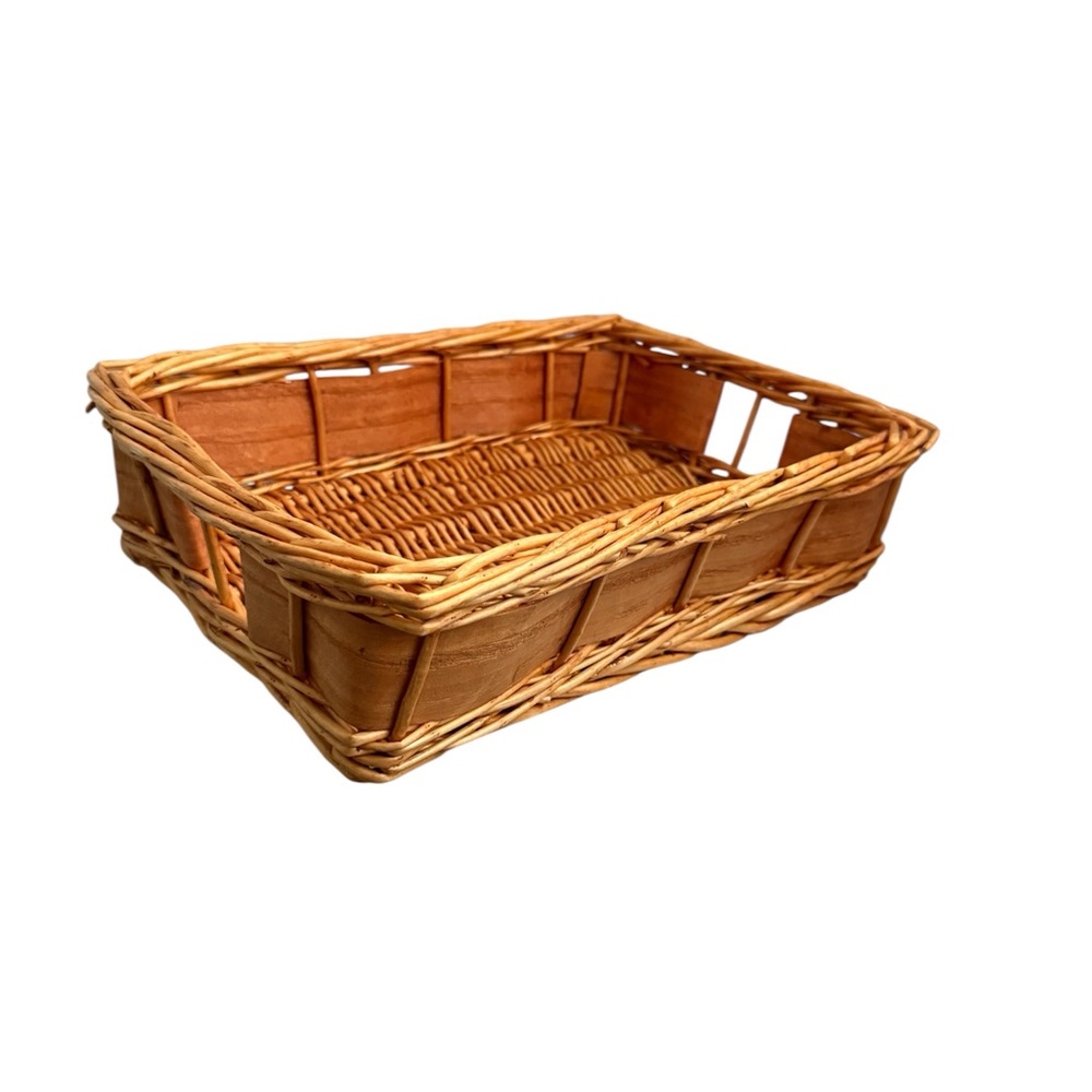 Rectangular Handwoven Basket - Picture 4 of 8